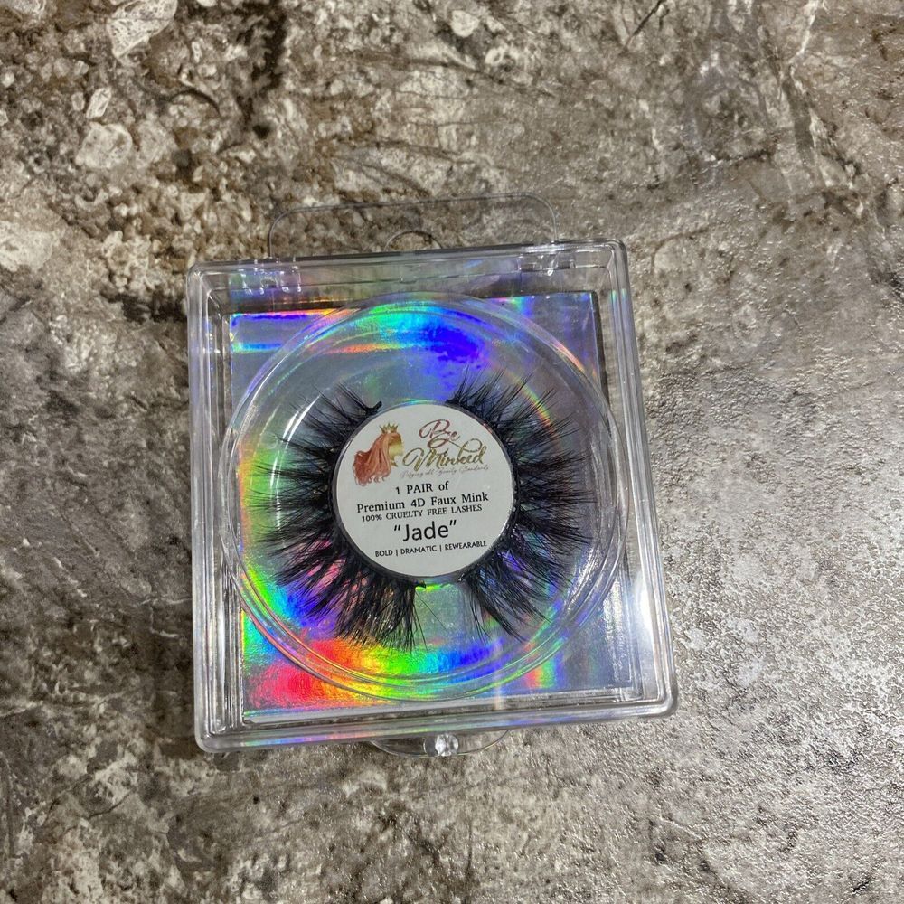 Be Minked Beauty Faux Eyelashes Premium 4D Lashes "Jade"